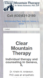 Mobile Screenshot of clearmountaintherapy.com